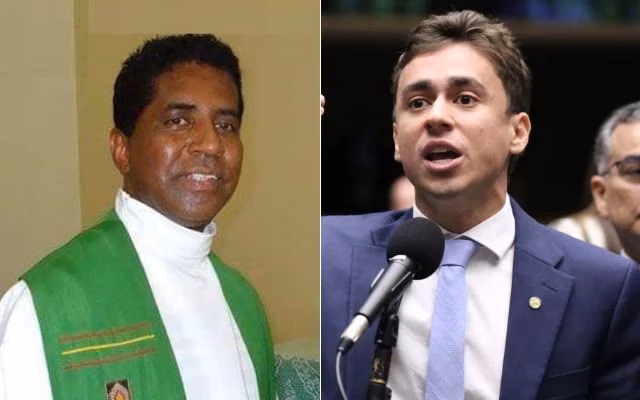 Padre Flávio e Nikolas Ferreira 