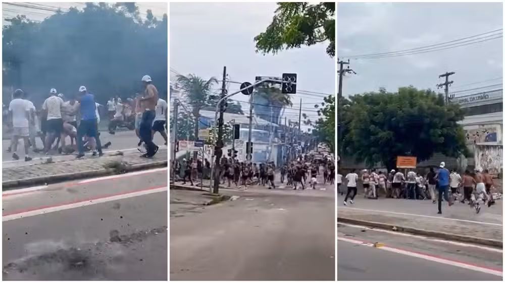 Torcedores entram em confronto em diversos bairros horas antes de partida entre Ceará x Fortaleza