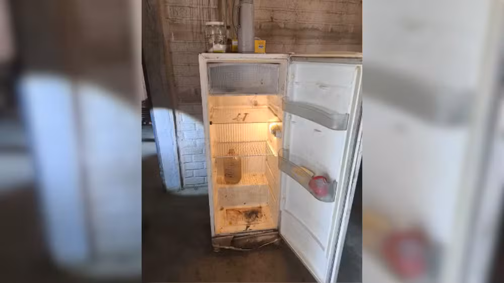 Geladeira dos trabalhadores da Serra do Salitre