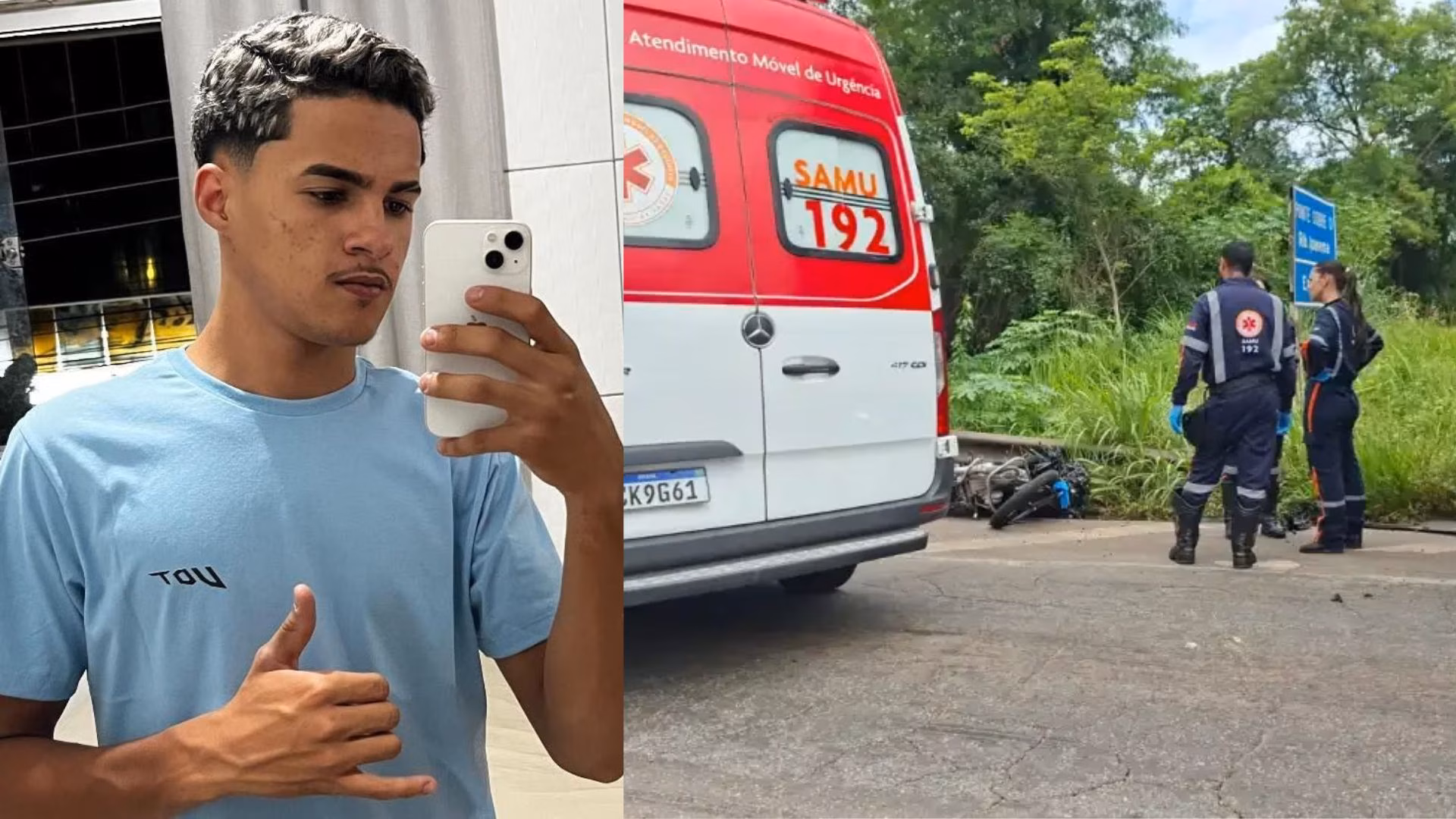 A colisão aconteceu próximo à ponte sobre o Ribeirão Ipanema, em um trecho de intenso fluxo de veículos, perto da Estação de Tratamento de Esgoto da Copasa.