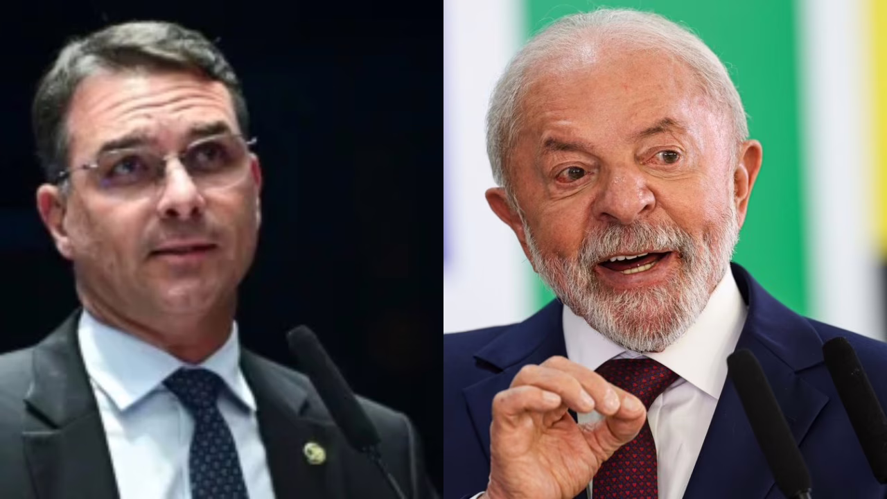 Flávio Bolsonaro, presidente Lula