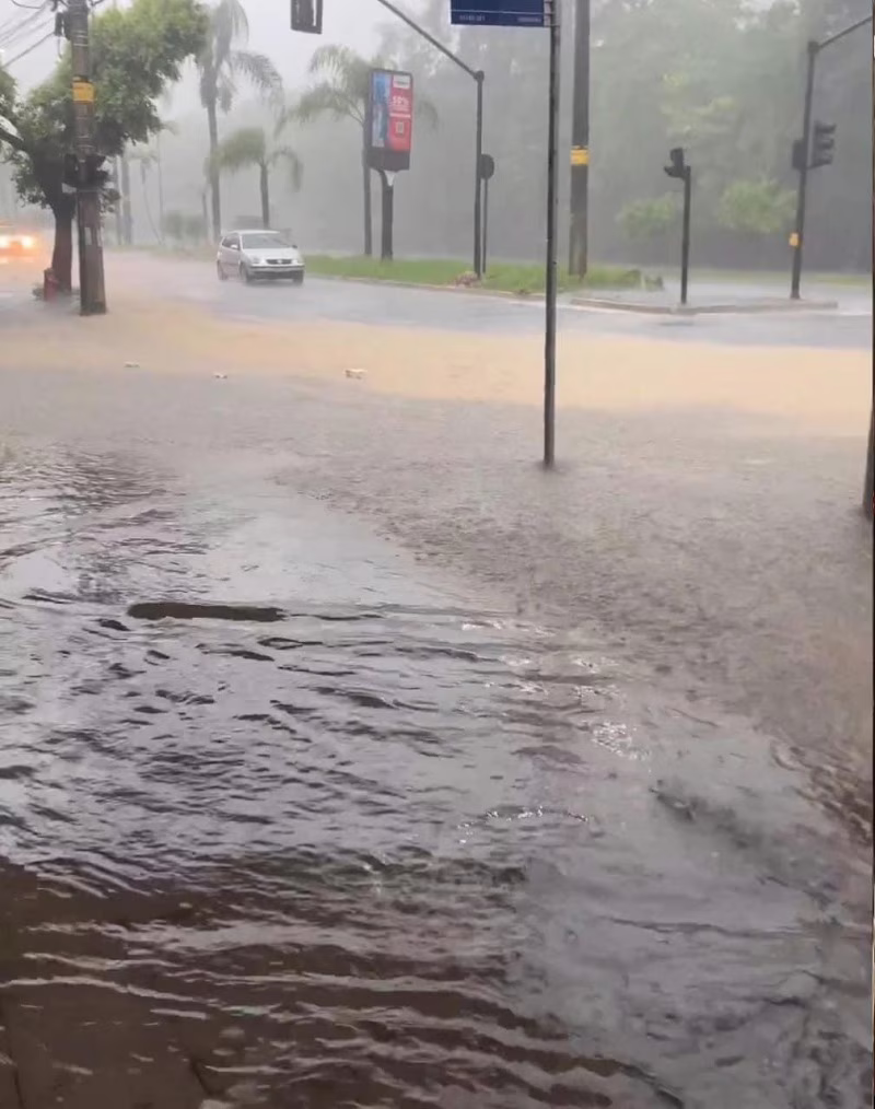 Alerta de chuva para a região