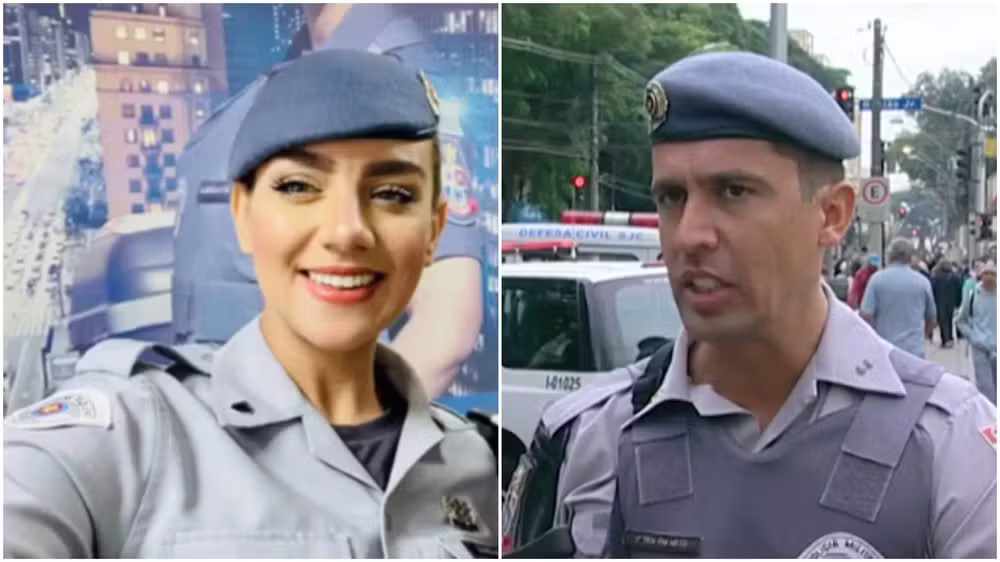 A soldado da PM Gisele Alves Santana era casada com o tenente-coronel da PM Geraldo Leite Rosa Neto