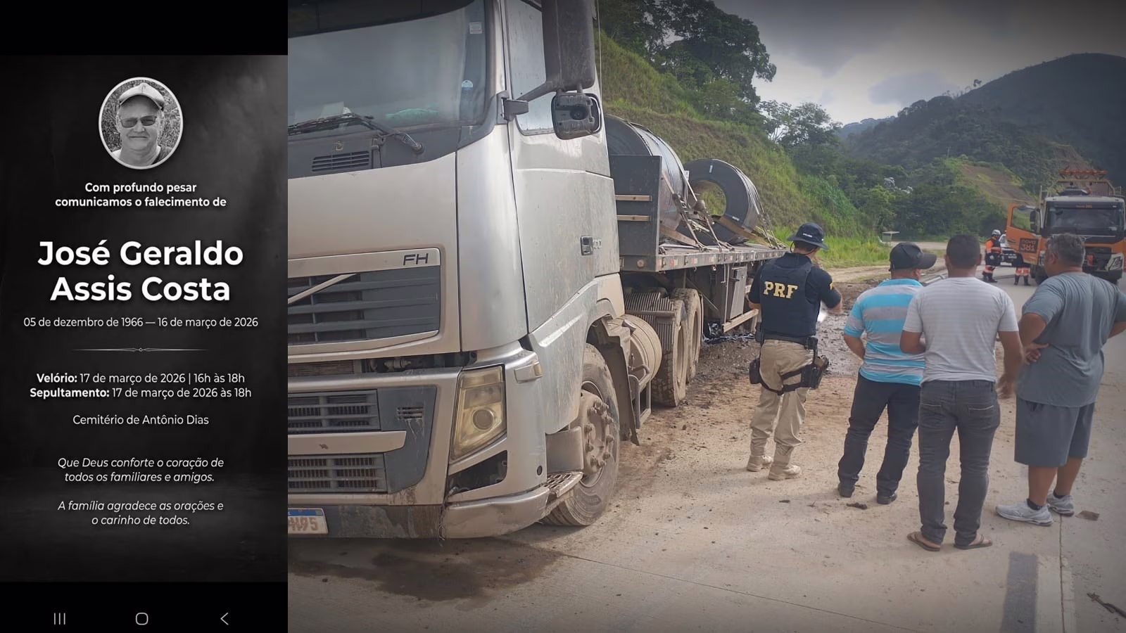 A morte abalou moradores da região e reforçou a sensação de insegurança no trecho.