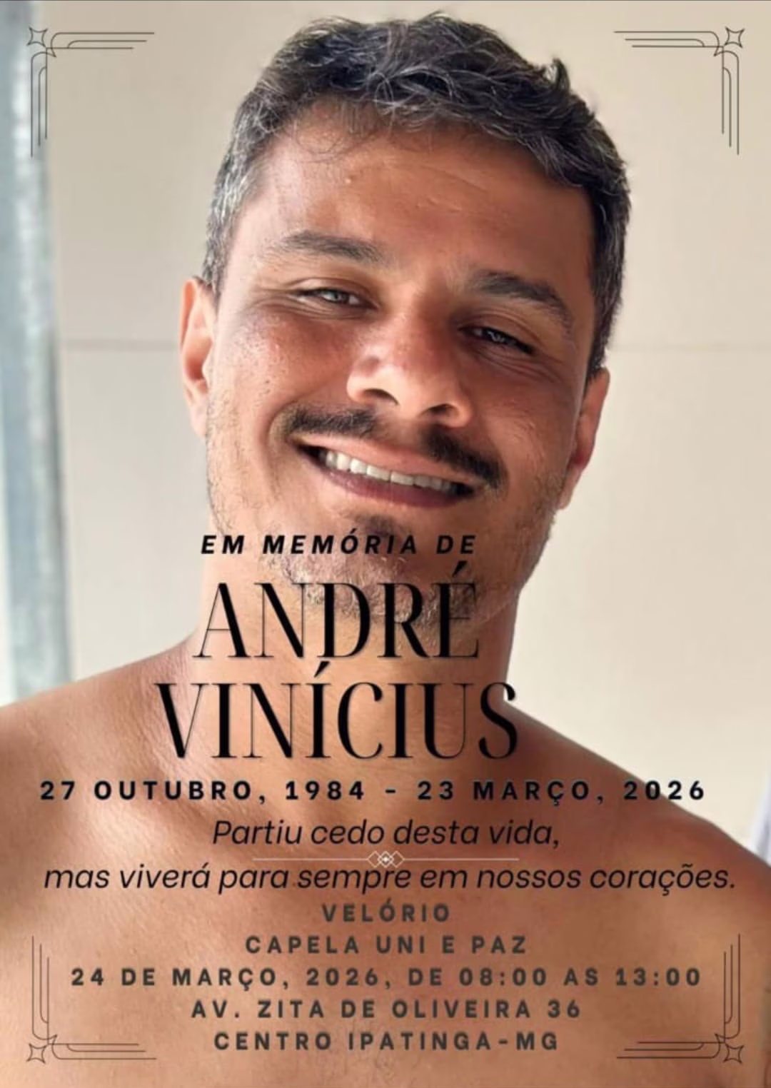 Na mesma capela, também será realizado o velório do adolescente Kayky de Paula Ferreira, de 17 anos, com início às 8h e término previsto para 16h30.