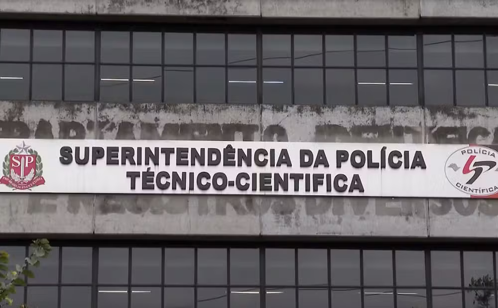 Fachada da sede da Polícia Técnico-Científica de São Paulo, na Zona Oeste da capital