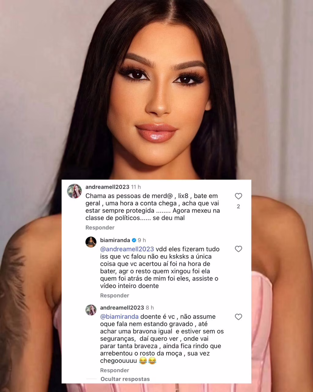 Bia Miranda reage a acusação após confusão em balada || 