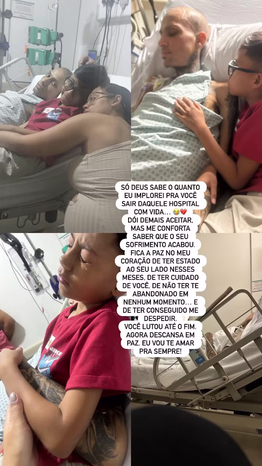 Mãe do influenciador 