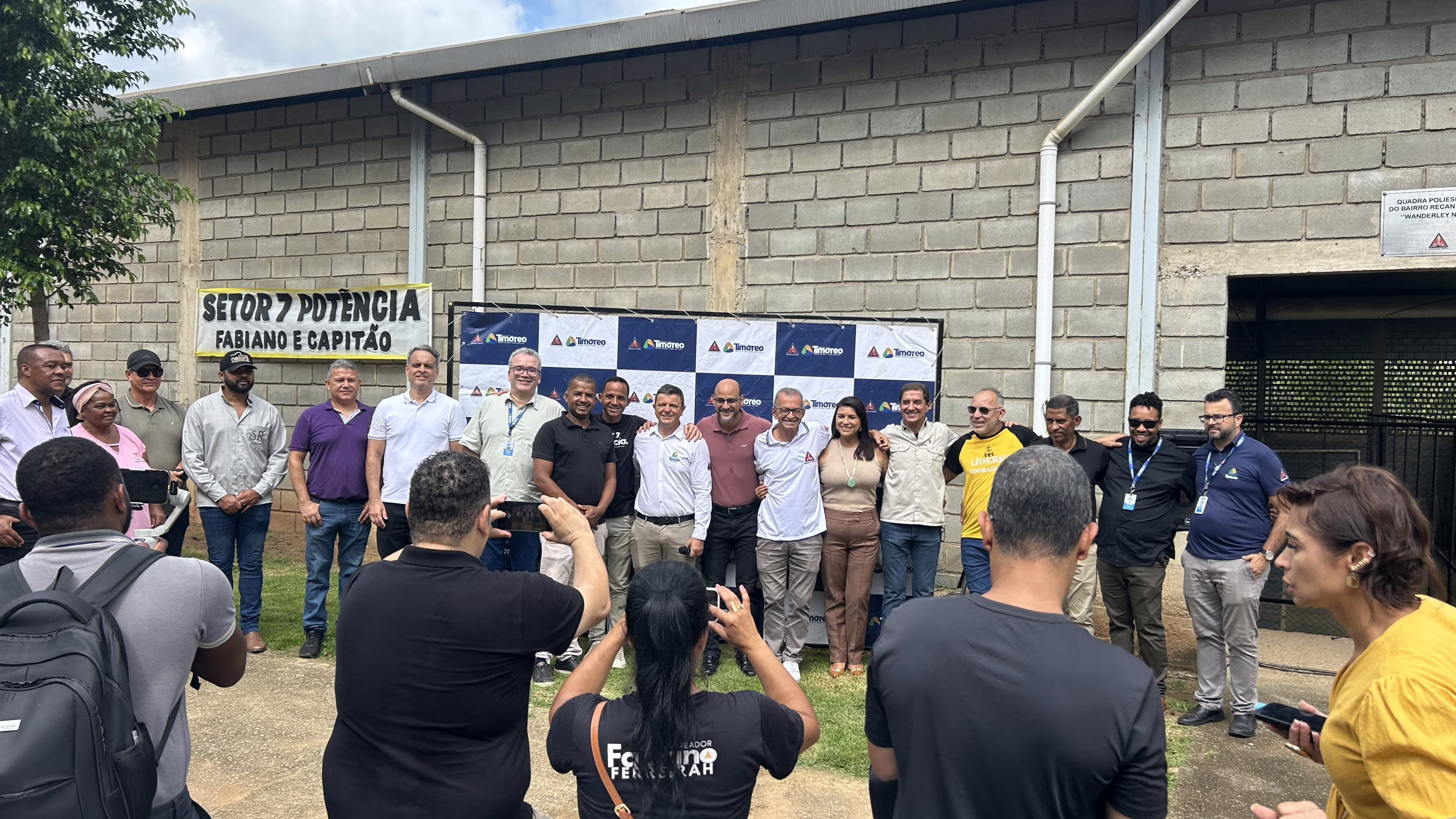 01.04 - Release PMT - Prefeitura de Timóteo anuncia reforma da quadra do Recanto Verde em parceria público