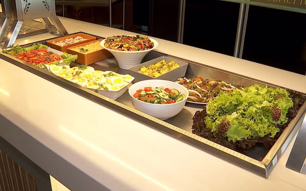 Pista de comida em restaurante de Ribeirão Preto (SP)