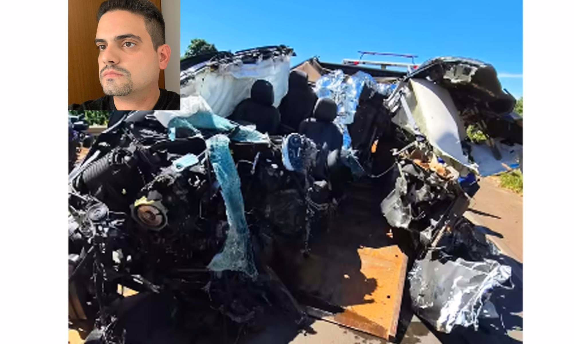 Leandro Ferreira Luppino foi sepultado na manhã de segunda-feira (6), no Cemitério Municipal de Frutal