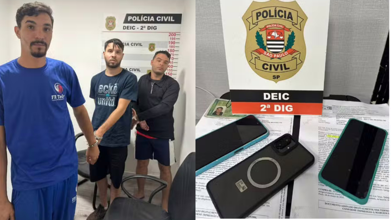 Polícia Civil prende três suspeitos em operação contra quadrilha que aplicava golpes bancários em idosos em SP