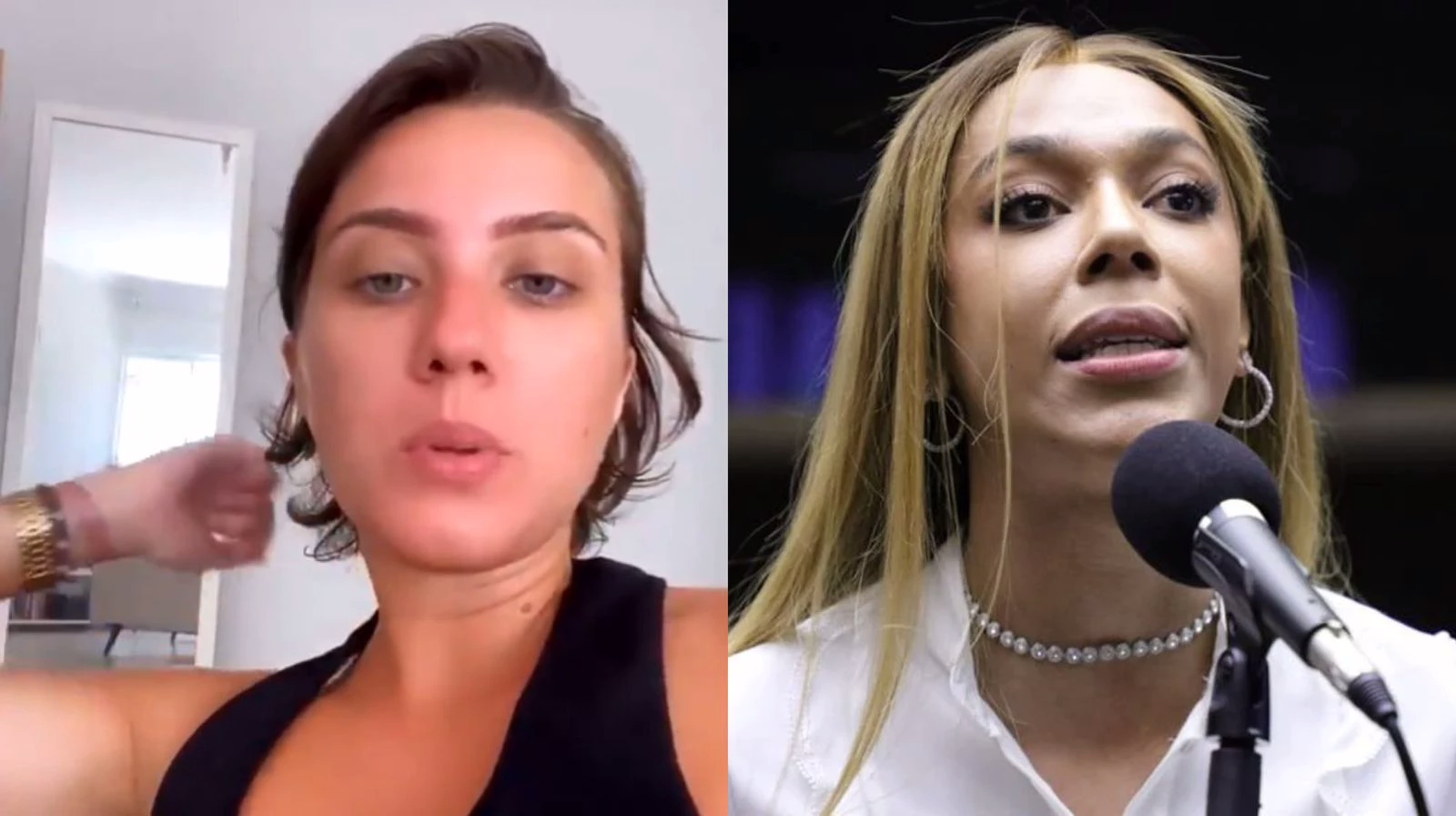 Isabella Alves Cêpa e Erika Hilton