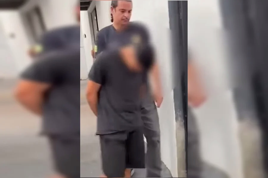 Ao ser preso por policiais civis de Goiás, o homem, que estava armado com uma faca, disse que se separou há 2 semanas e que ficou “cego”