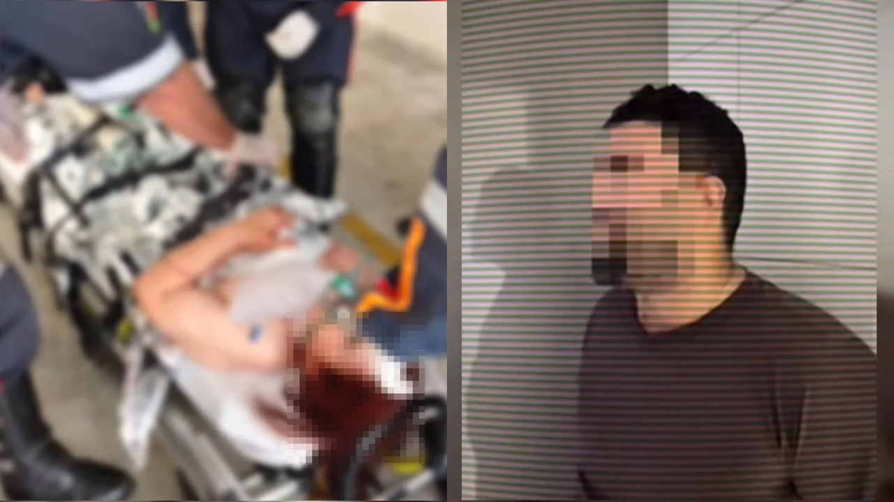 Após o crime, o homem fugiu sem levar nada. Todo crime foi gravado por câmeras dentro do imóvel, em Caldas Novas (GO)