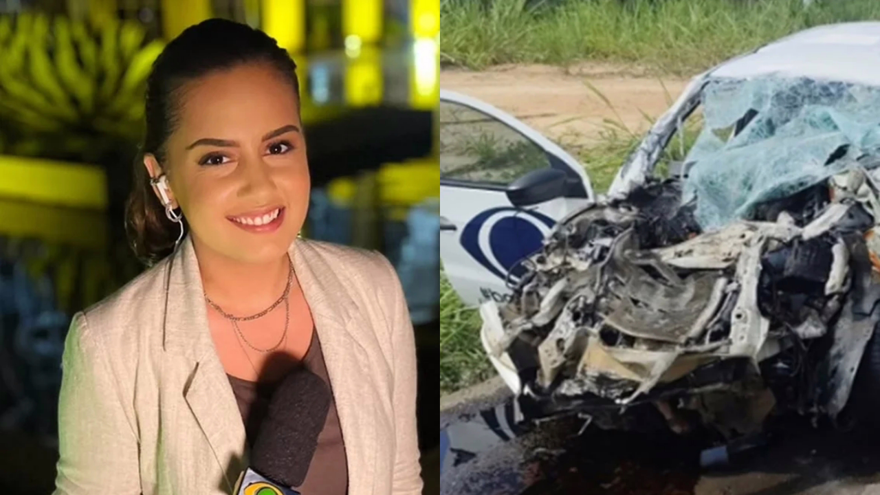 Alice Ribeiro estava no carro de reportagem da emissora que sofreu uma colisão na BR-381. O cinegrafista Rodrigo Lapa não resistiu.