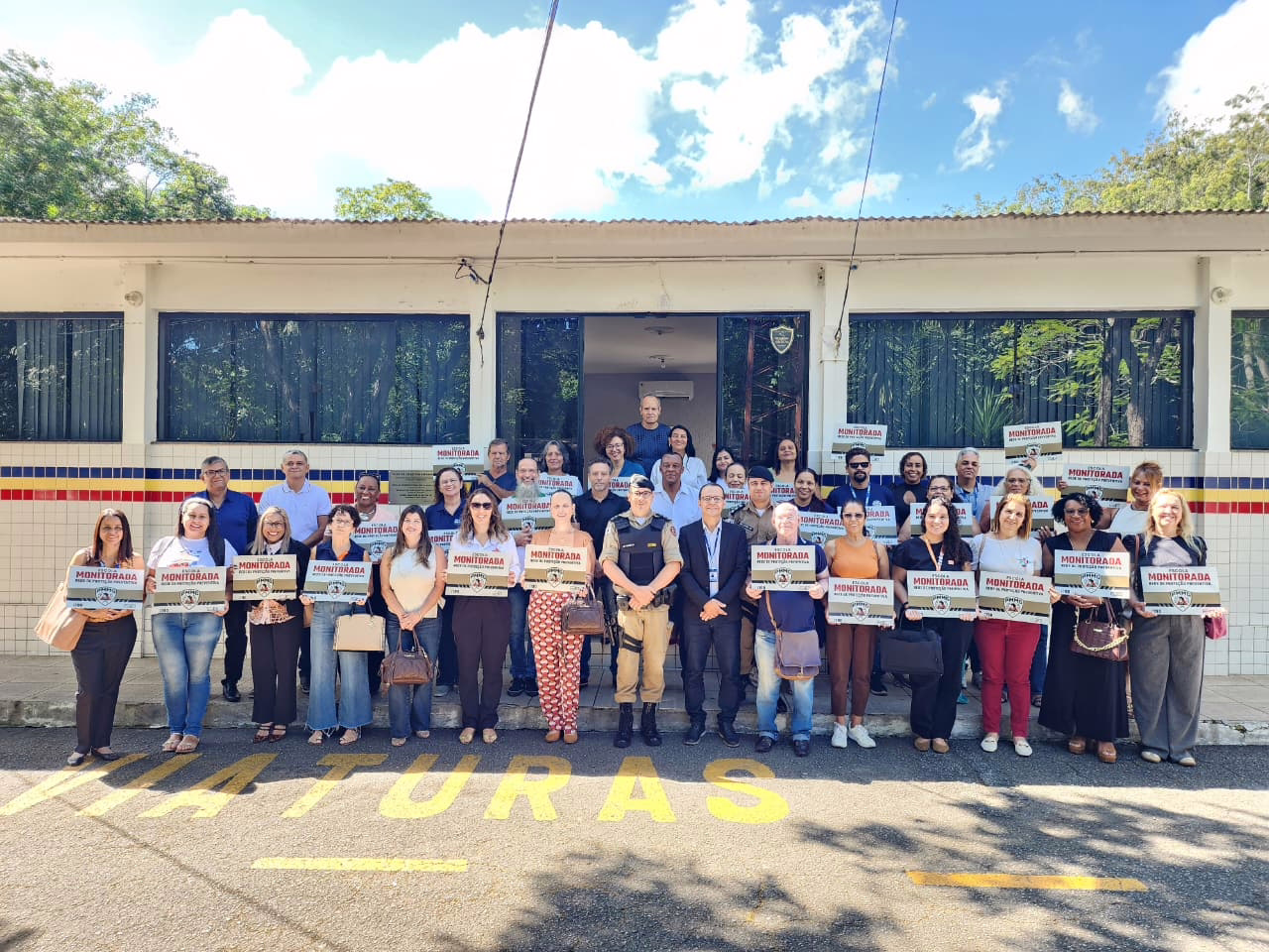 A Rede de Escolas Monitoradas foi lançada na última quinta-feira (16) pela 85ª Companhia do 58º Batalhão de Polícia Militar (58º BPM), vinculada à 12ª Região de Polícia Militar (12ª RPM), com foco em prevenir ocorrências e ampliar a sensação de proteção de alunos, professores e famílias.