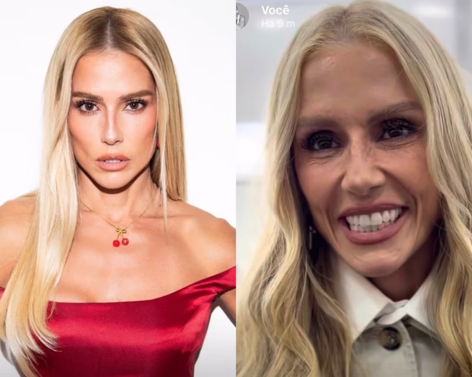 Atriz rebate acusações de edição em fotos e reflete sobre pressão estética.