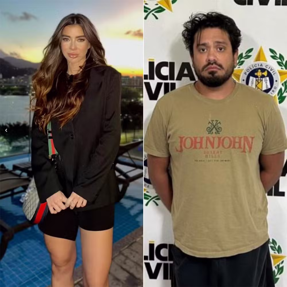 Ana Luiza Mateus e o namorado, preso pela morte dela, Endreo Lincoln