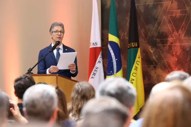 Ex-governador Romeu Zema participou de cerimônia da Medalha da Inconfidência em 2026 