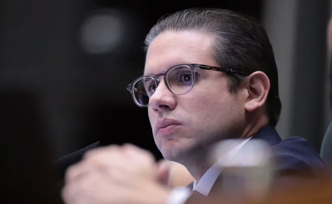 Presidente da Câmara dos Deputados, Hugo Motta (Republicanos-PB) • 