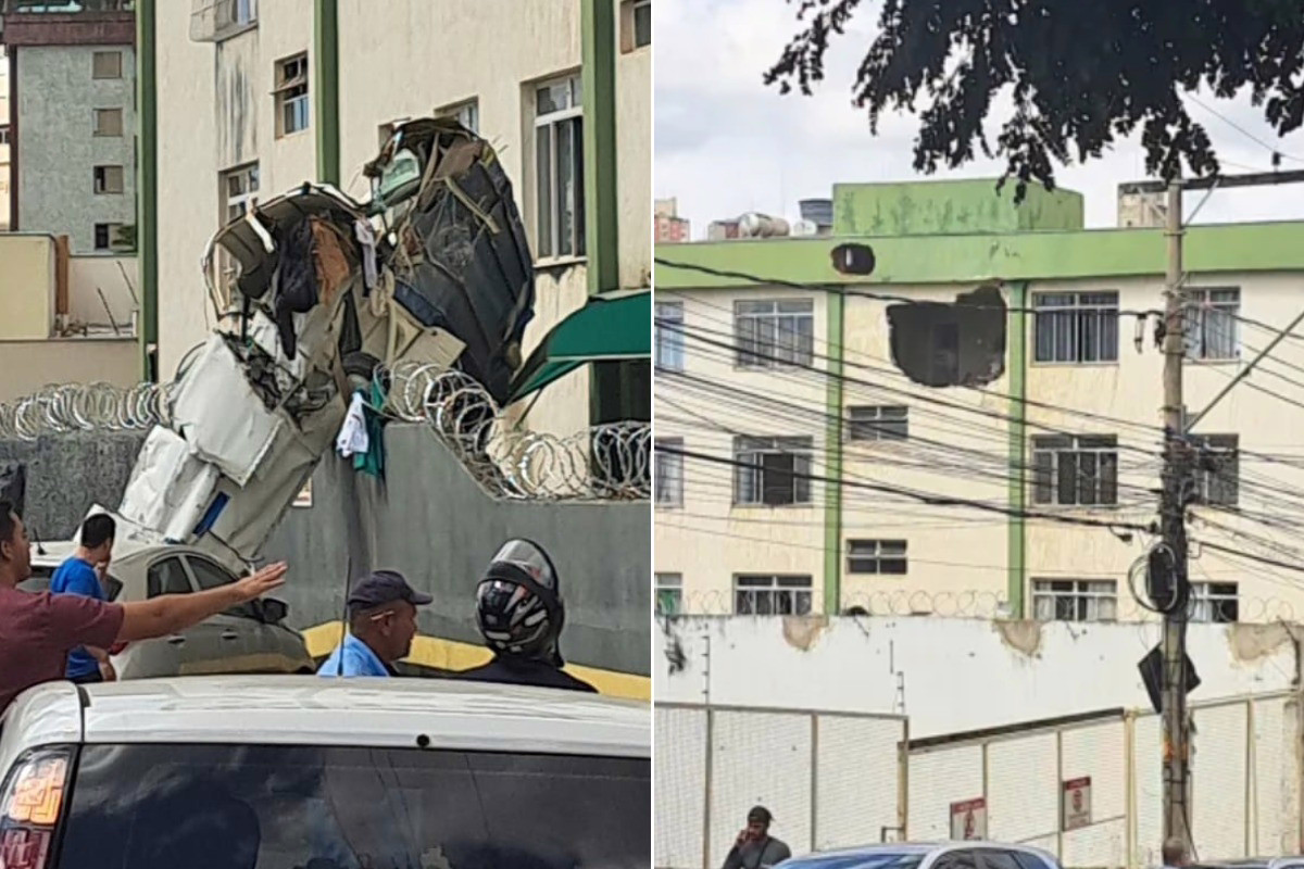 Avião que caiu em BH tinha 5 ocupantes; piloto e copiloto morreram