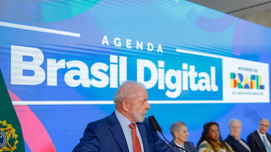 Presidente Luiz Inácio Lula da Silva na cerimônia de sanção do ECA Digital, em setembro