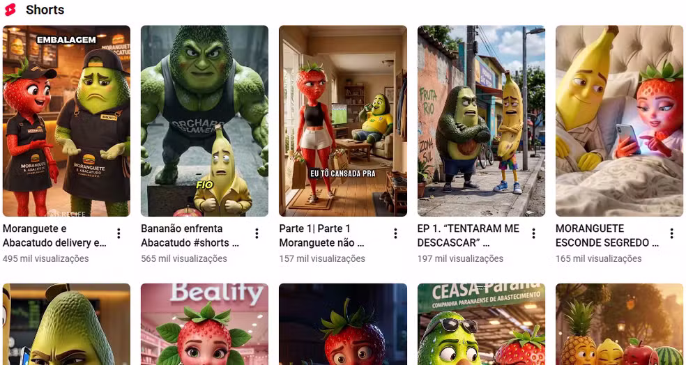 'Novela das frutas' viralizou nos últimos meses nas redes sociais
