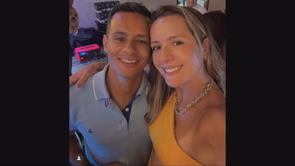 Advogado Renan Rachid Silva Vieira e sua esposa, delegada da Polícia Civil, Wanessa Santana Martins Vieira