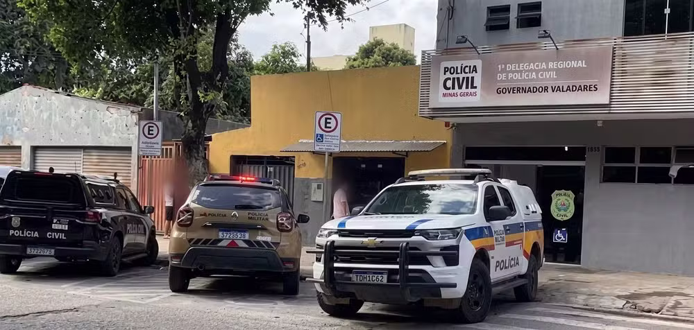 Imagem do dia em que o casal foi preso