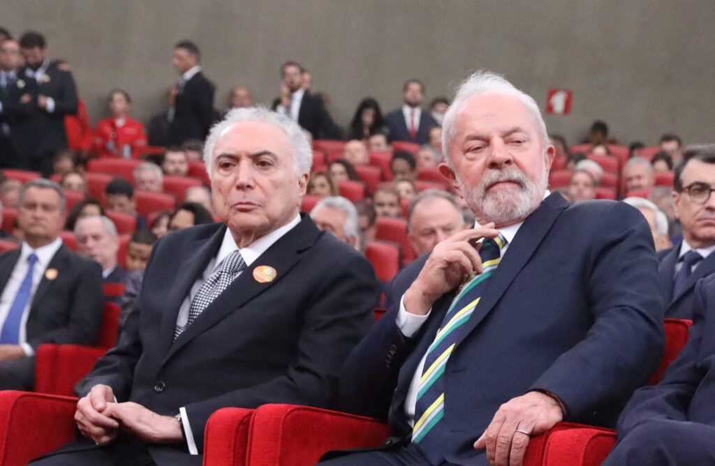 Ex-presidente Michel Temer e presidente Luiz Inácio Lula da Silva