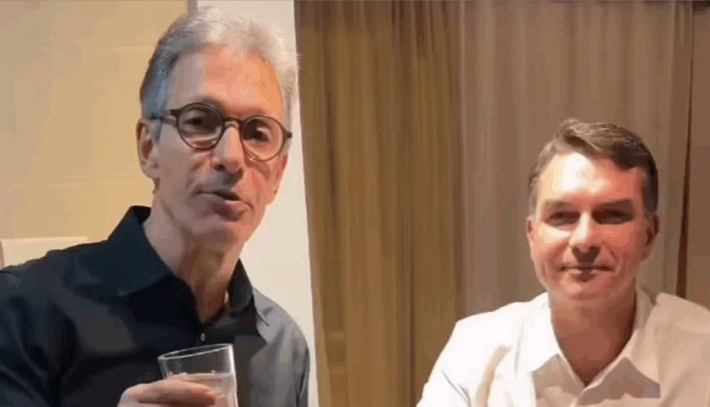 Romeu Zema e Flávio Bolsonaro