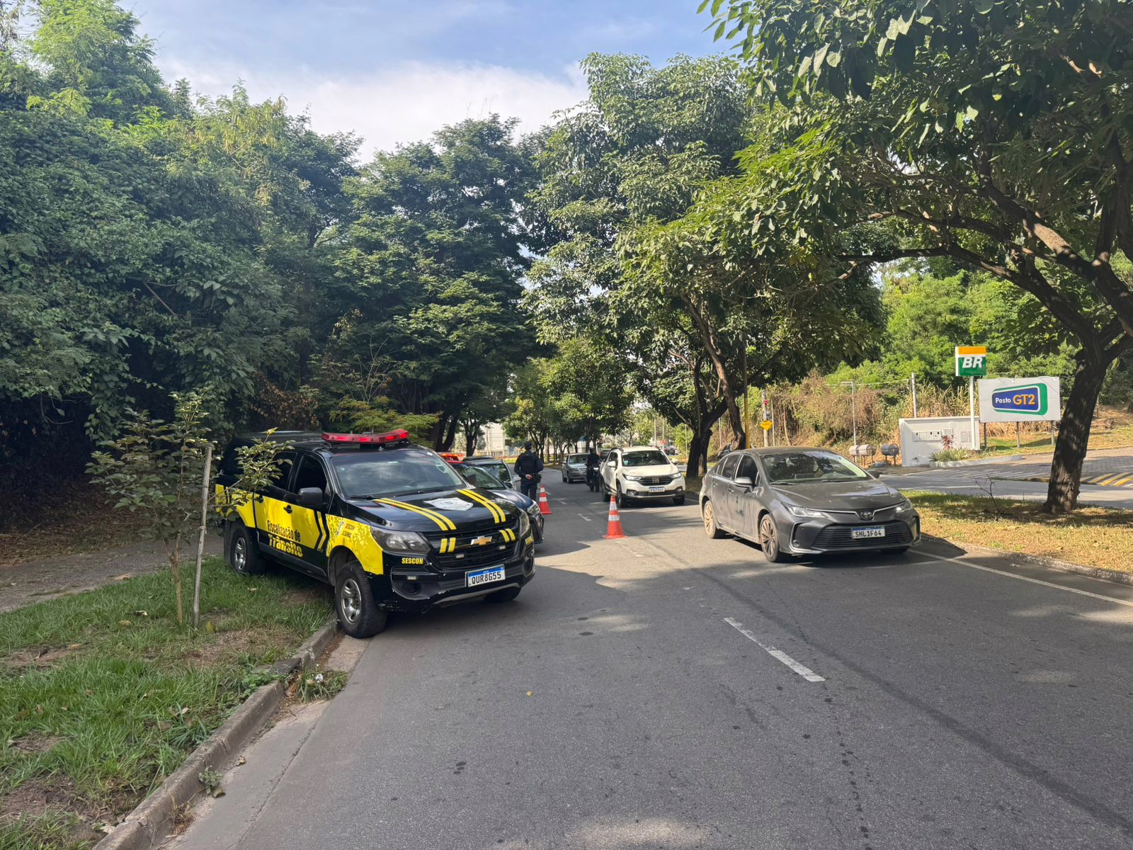 A ação contou com o apoio de órgãos de fiscalização. 