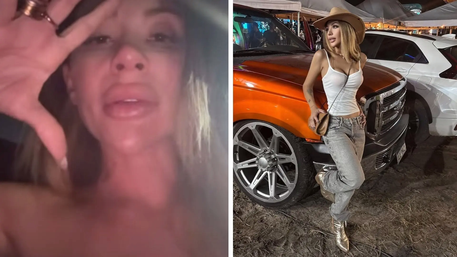 Influenciadora é flagrada sendo agredida pelo namorado (Foto: 
