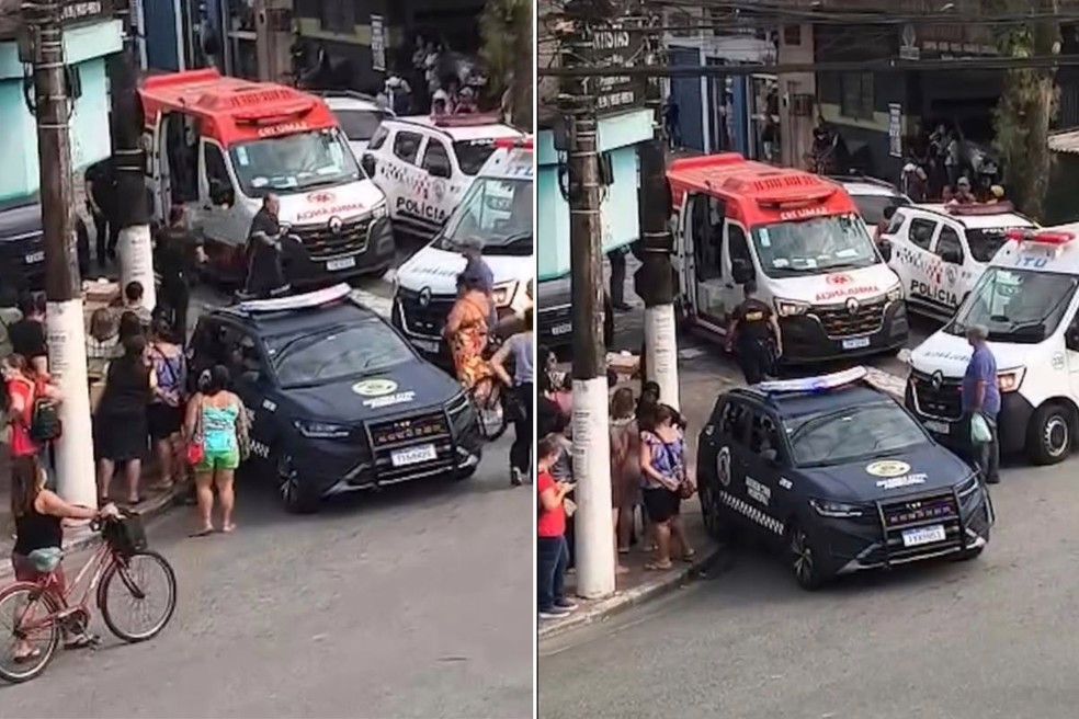 Dois indivíduos foram atingidos por disparos de arma de fogo em Cubatão