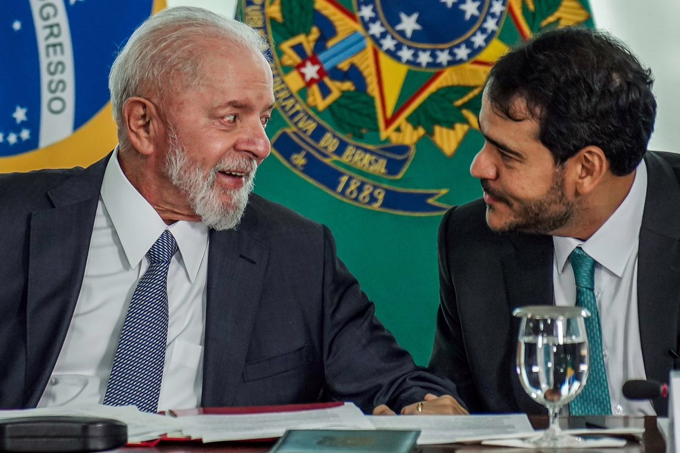 Brasília, 04/06/2024 - Lula em diálogo com Jorge Messias