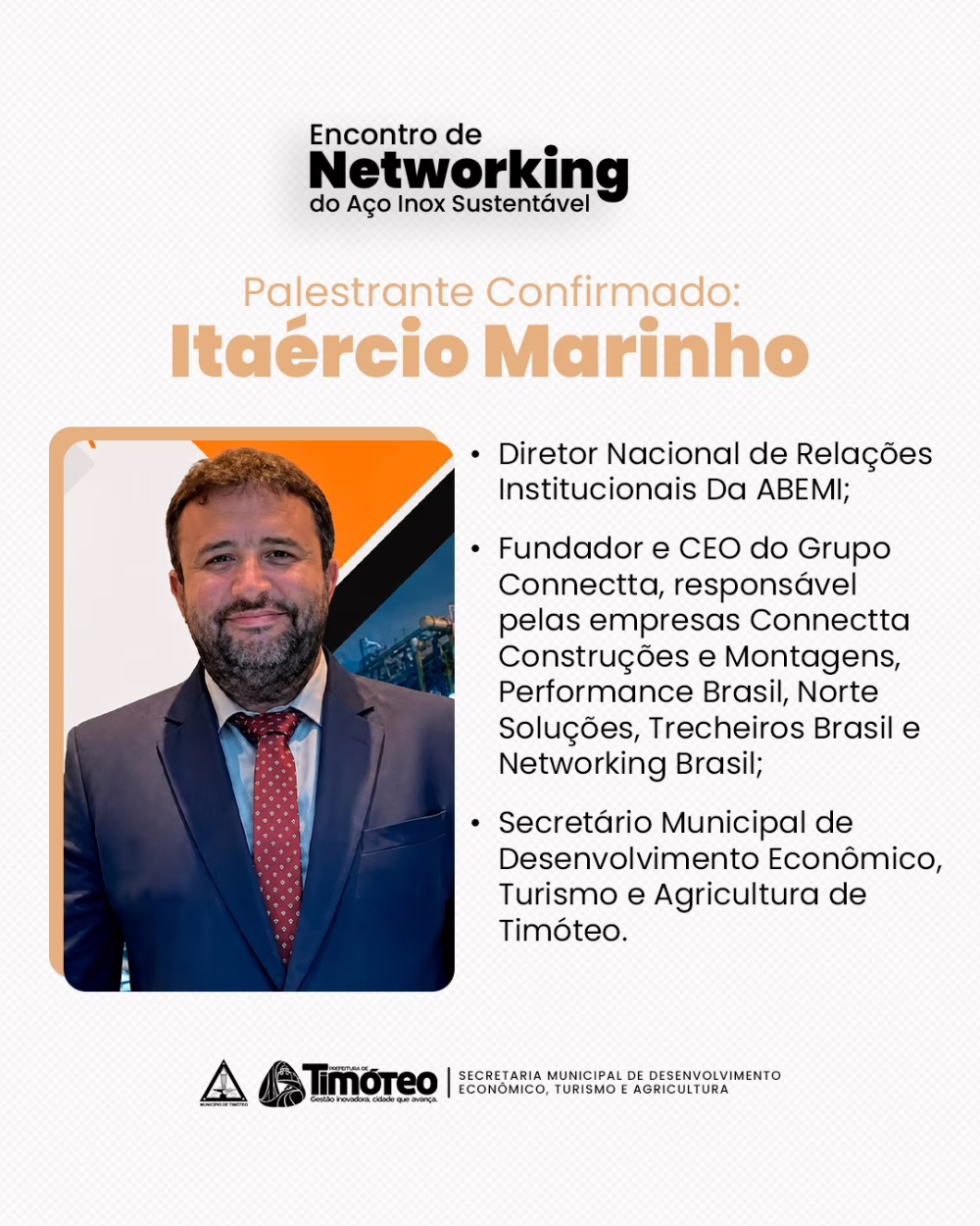 26.05 - Release PMT - Timóteo se prepara para a 2ª edição do Encontro de Networking do Aço Inox Sustentável