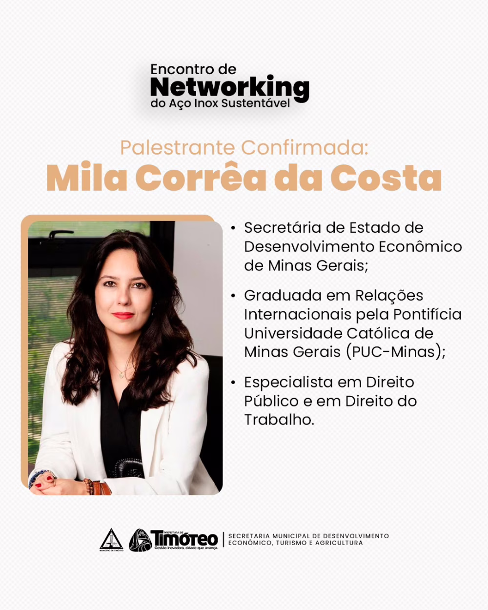 26.05 - Release PMT - Timóteo se prepara para a 2ª edição do Encontro de Networking do Aço Inox Sustentável