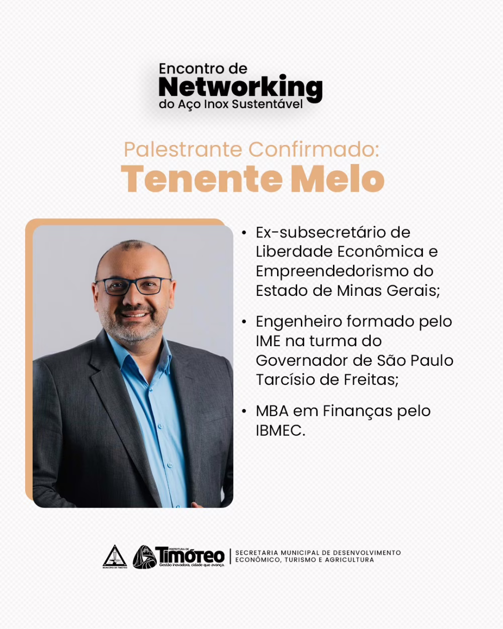 26.05 - Release PMT - Timóteo se prepara para a 2ª edição do Encontro de Networking do Aço Inox Sustentável