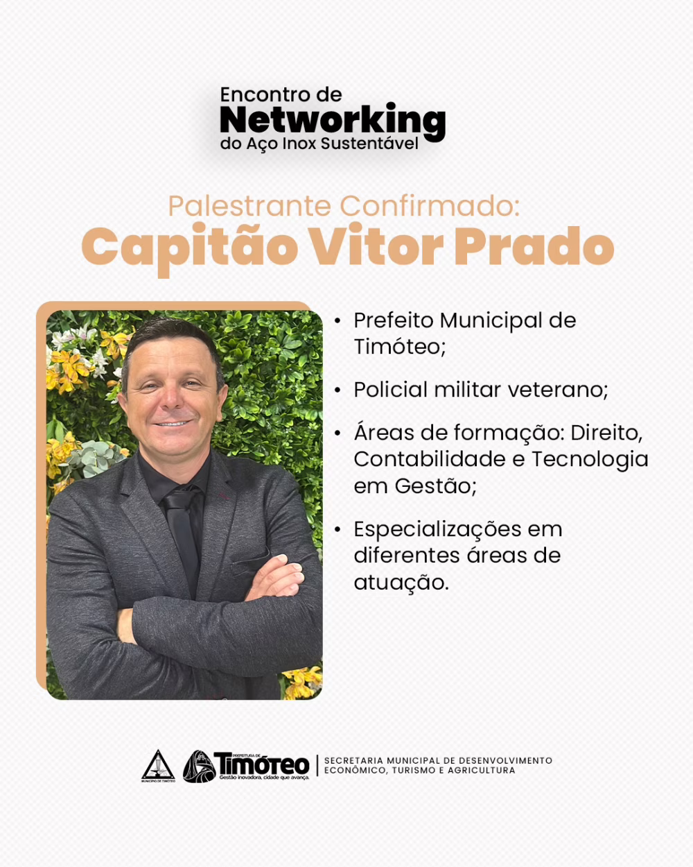 26.05 - Release PMT - Timóteo se prepara para a 2ª edição do Encontro de Networking do Aço Inox Sustentável