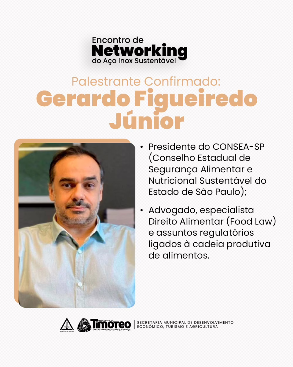 26.05 - Release PMT - Timóteo se prepara para a 2ª edição do Encontro de Networking do Aço Inox Sustentável