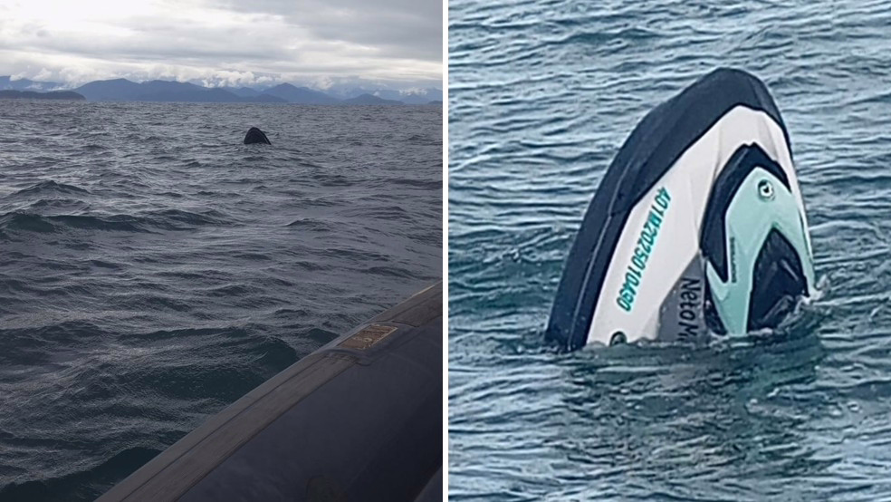 Moto aquática usada por casal desaparecido é localizada à deriva em alto-mar em Ilhabela; buscas pelas vítimas seguem