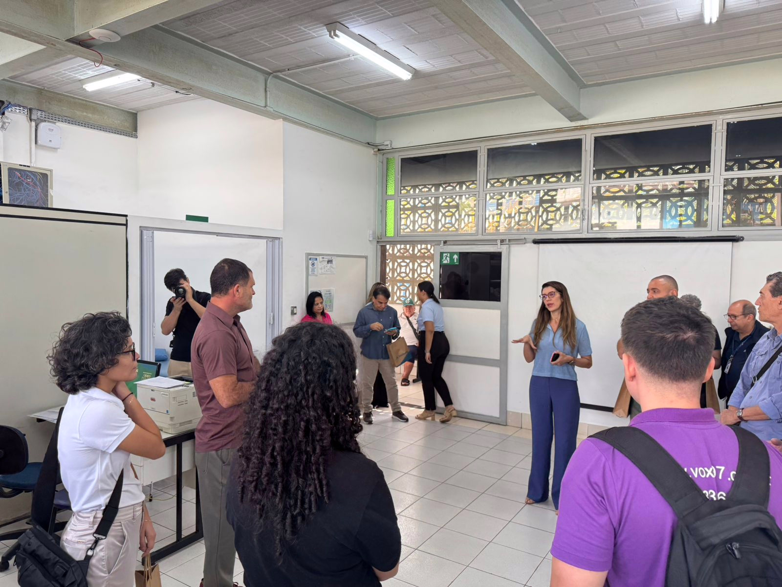A estrutura funciona como campo de estágio e aprendizado para os estudantes.