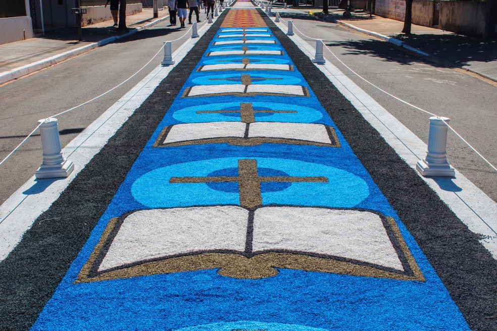 Celebração de Corpus Christi em 2025 na cidade de Piquerobi (SP)