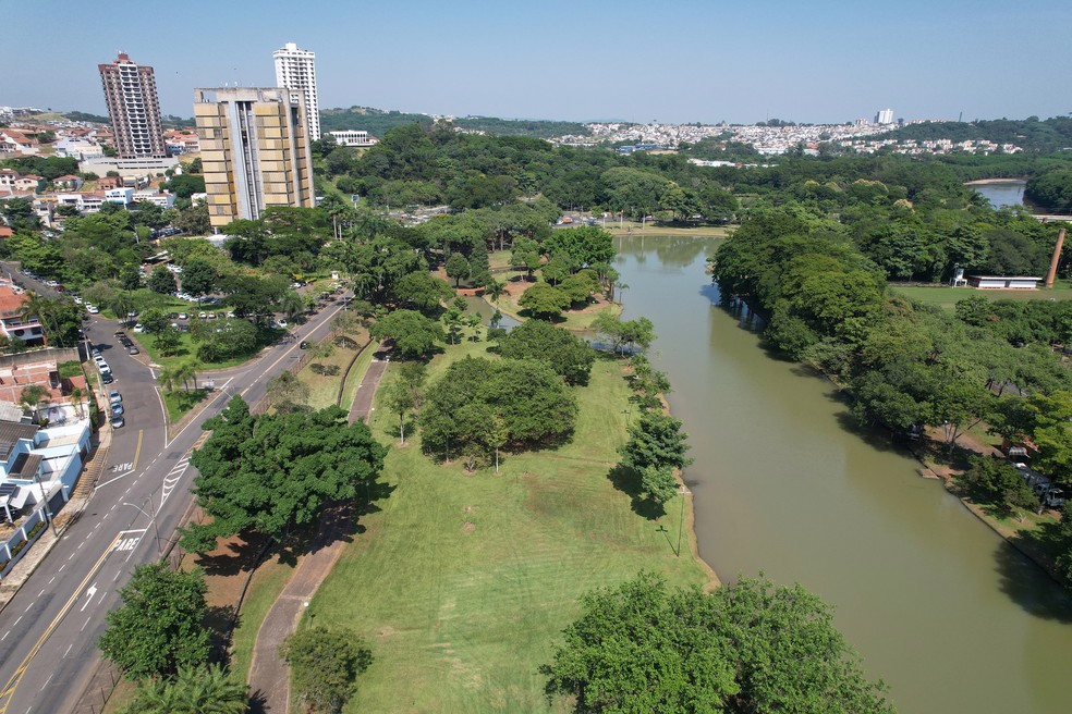Parque localizado na Rua do Porto, em Piracicaba