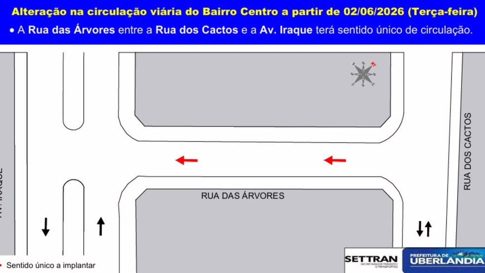 Mudança no bairro Granada foi realizada nesta terça-feira (2)