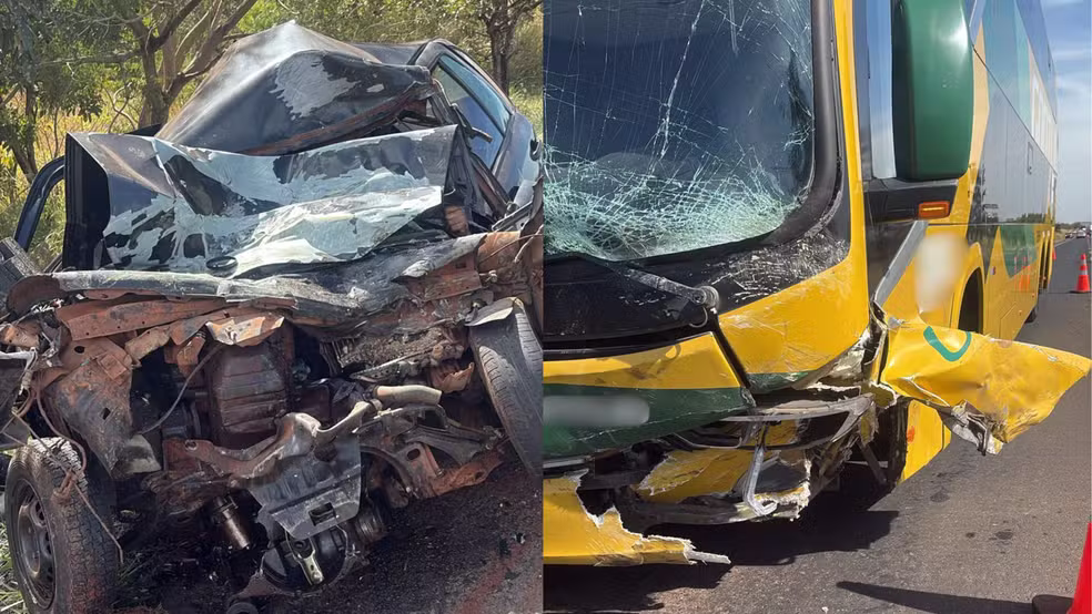 Motorista morreu e nenhum passageiro do ônibus ficou ferido