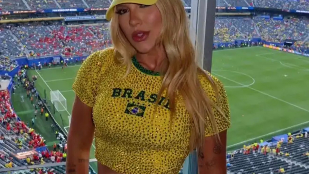 Virginia acompanhou jogos do Brasil na Copa •