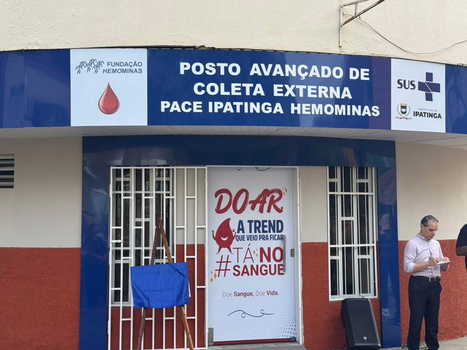 A unidade fica no bairro cidade nobre, próximo ao Hospital Municipal.