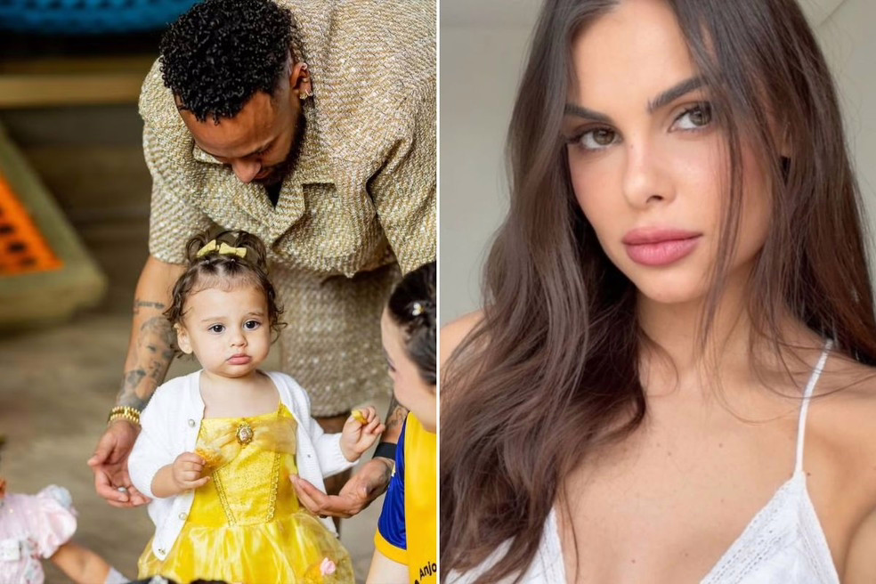 Neymar Jr. e Amanda Kimberlly são os pais de Helena